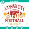 Kansas City Swiftie Football Est 2023 SVG design featuring Taylor Swift and Travis, perfect for fans.