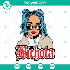 Karol G Bichota SVG images with Singer's File for download. La Bichota SVG Images for fans and designs.