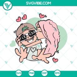 Karol G Kiss Feid SVG Download, La Bichota SVG Images, Ferxxo SVG Files PNG DXF EPS