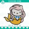 Karol G mermaid embroidery designs with Sirenita Mañana Será Bonito file, featuring beautiful ocean-themed patterns for crafts.