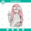 Karol G new pink hair style SVG images for 2023 featuring Bichota design. Ideal for digital projects.