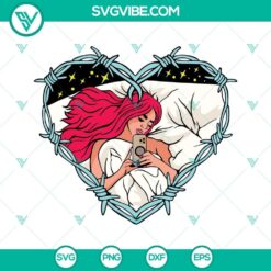 Karol G Red Hair and Bichota SVG file perfect for Cricut, digital download design for craft projects.