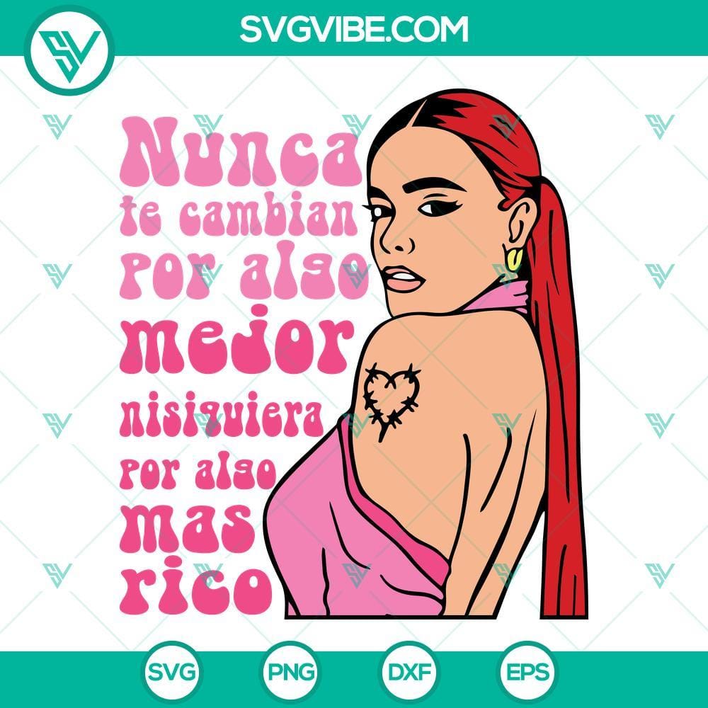 Karol G Red Hair SVG Bundle, La Bichota SVG, Karol G SVG PNG DXF EPS Files Karol G Red Hair SVG File Bundle, La Bichota SVG Image, Karol G SVG Image PNG DXF 1