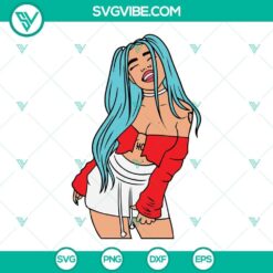 Karol G digital artwork in SVG and PNG formats available for download. Trendy design featuring Karol G.