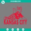 KC Wolf SVG of Kansas City Chiefs mascot, digital download design.