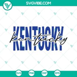 Kentucky Wildcats football team SVG design download with state outline, suitable for PNG, DXF, and EPS formats.
