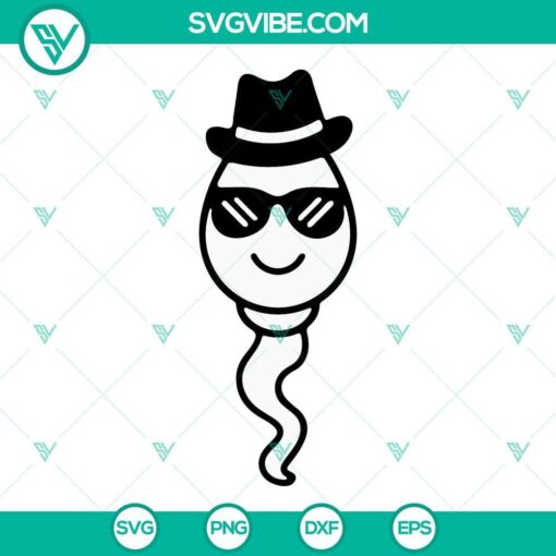 Kids Sperm SVG download bundle featuring "We Used To Live In Your Balls" design, funny and unique for crafting projects.