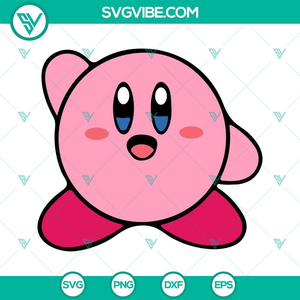 Kirby SVG Bundle, Kirby Game SVG PNG DXF EPS Digital Download Kirby SVG File Bundle, Kirby Game SVG Download PNG DXF EPS Digital Download 1