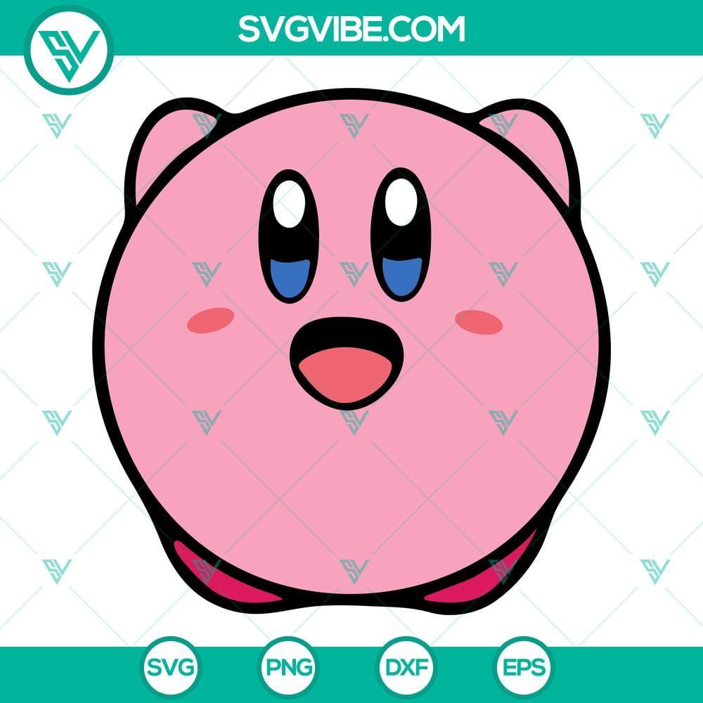 Kirby SVG Bundle, Kirby Game SVG PNG DXF EPS Digital Download Kirby SVG File Bundle, Kirby Game SVG Download PNG DXF EPS Digital Download 4