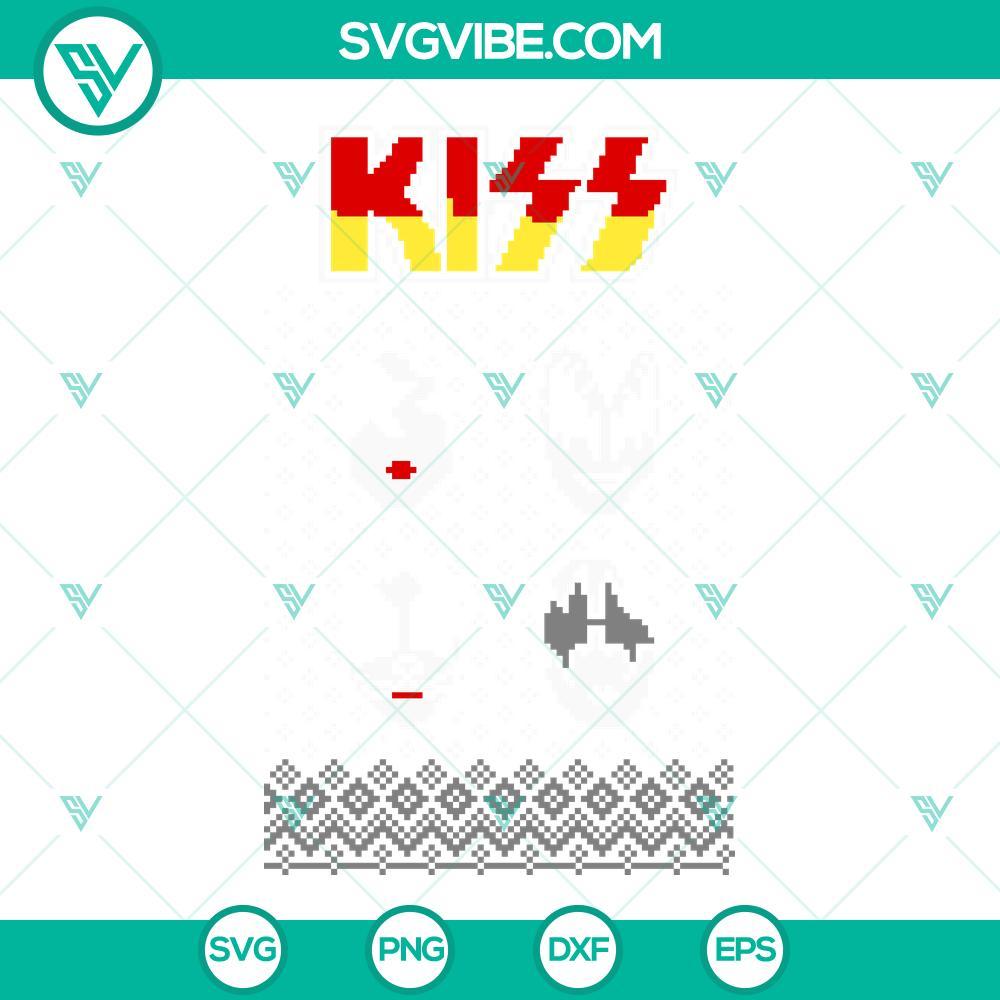 kiss-band-ugly-christmas-sweater-svg-kiss-christmas-svg-png-dxf-eps-for-cricut-silhouette-cameo-10-mockup.jpg Kiss Band Ugly Christmas Sweater SVG with Kiss Christmas design available in PNG and DXF file formats for download.
