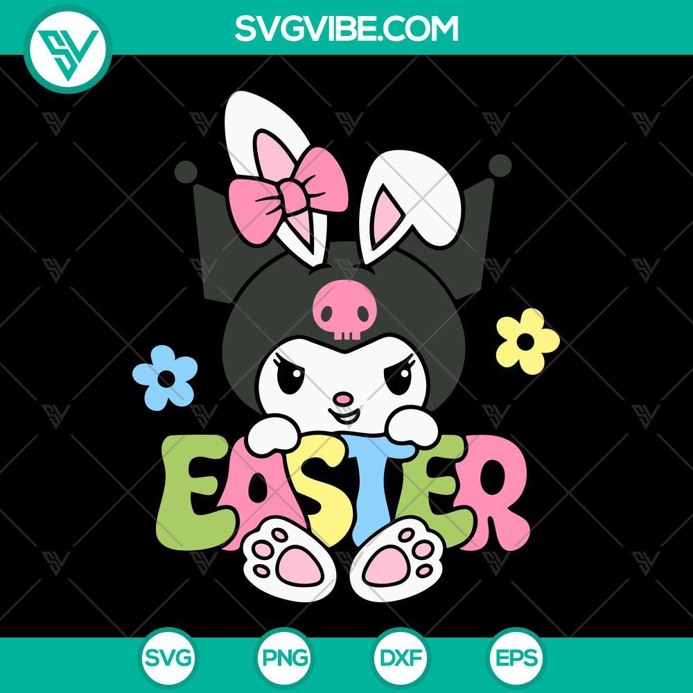 Kuromi Bunny Easter SVG, Easter Egg SVG, Kuromi Cute SVG Kuromi Bunny Easter SVG and Easter Egg SVG design, Kuromi Cute Images for download. Ideal for Easter crafts and projects.