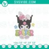 Kuromi Easter Day Bunny Embroidery File featuring Hello Kitty Kuromi Design for Easter crafts and projects.
