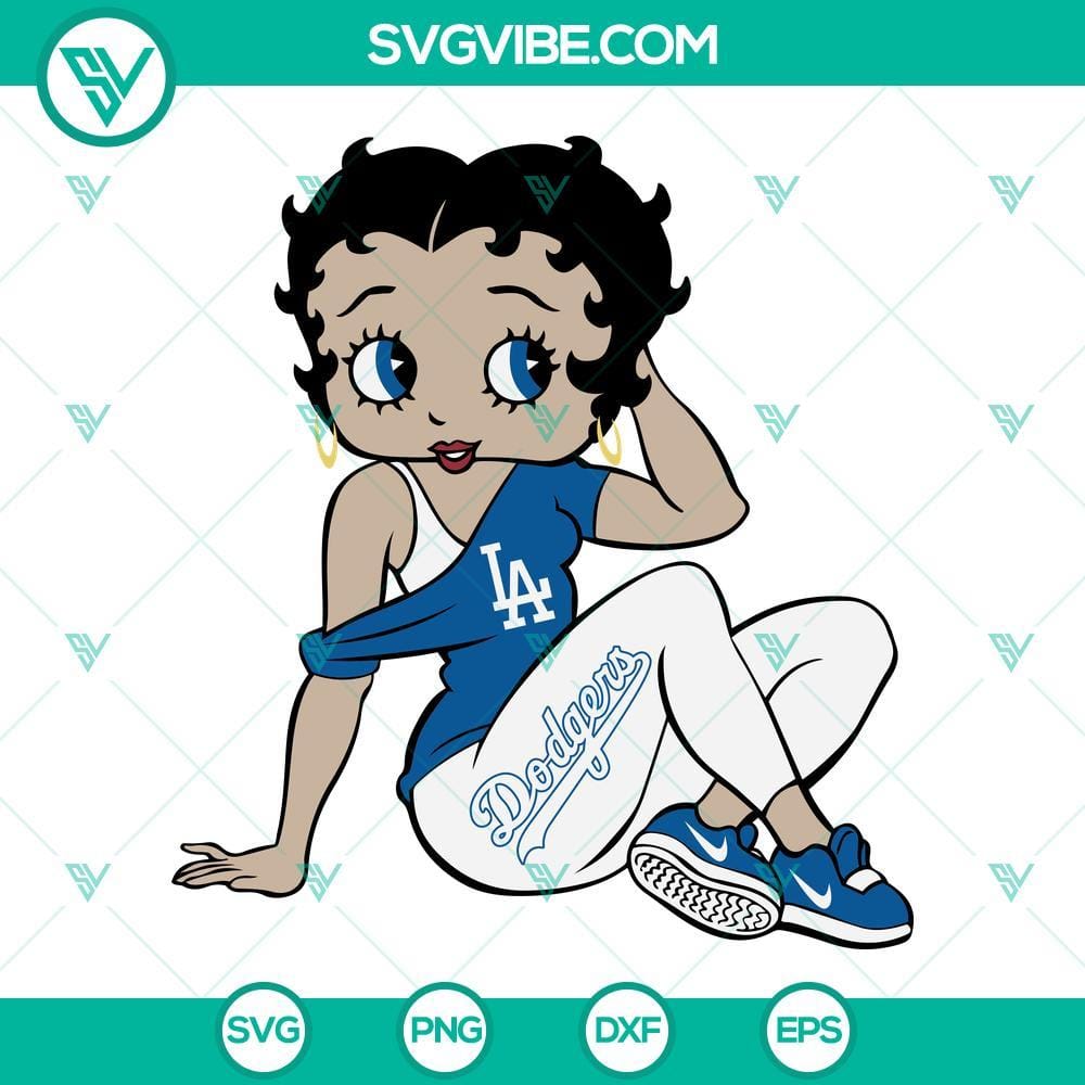 La Dodgers Betty Boop SVG, La Dodgers Girl SVG, La Dodgers Baseball SVG La Dodgers Betty Boop SVG and Girl SVG designs download. Perfect for LA Dodgers fans.