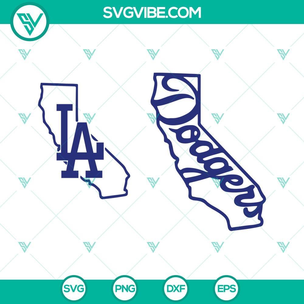 LA DODGERS SVG, Dodgers SVG, Los Angeles Dodgers SVG PNG DXF EPS LA Dodgers logo SVG files perfect for crafting, in PNG, DXF, and EPS formats. Ideal for Dodgers fans and DIY projects.