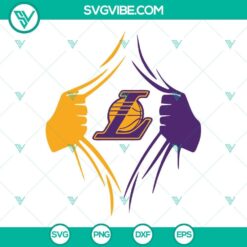 LA Lakers SVG images featuring the iconic Los Angeles Lakers logo in a downloadable SVG file format. Perfect for fans and digital design projects.