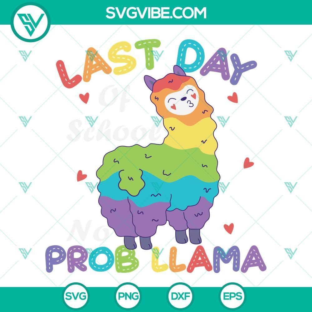 last-day-of-school-svg-last-day-of-school-no-prob-llama-rainbow-svg-png-dxf-eps-cricut-9-mockup.jpg Last Day Of School SVG Files with fun "No Prob Llama" and rainbow design, perfect for end of term celebrations.