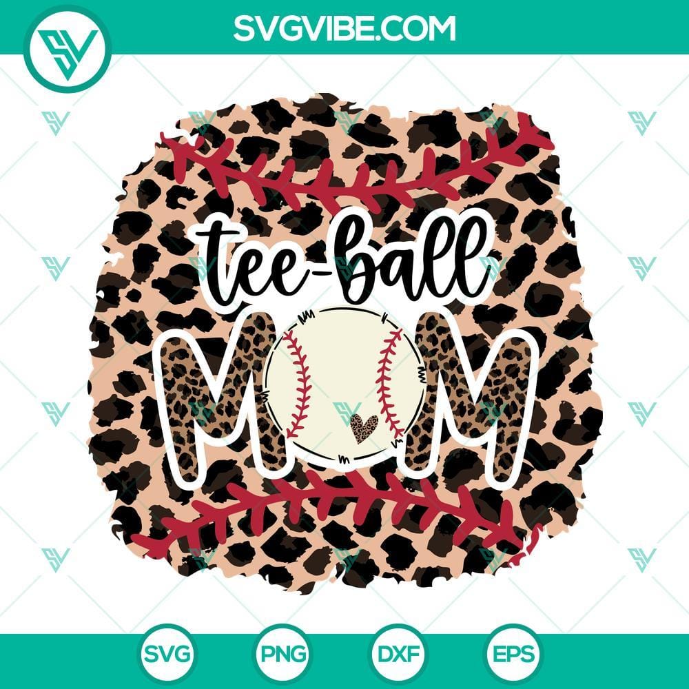 leopard-tee-ball-mom-svg-tee-ball-mom-png-tee-ball-mom-leopard-svg-teeball-svg-png-dxf-eps-designs-for-shirts-4-mockup.jpg Leopard print tee-ball mom design with SVG and PNG files for t-shirt printing. Great for enthusiastic tee-ball moms.