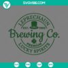 Leprechaun Brewing Co Premium Lucky Spirits Irish Funny SVG design for download in PNG EPS DXF file formats.