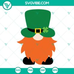 Leprechaun Gnome Couple SVG, Lucky Gnomes for St Patricks Day. Cute and festive digital design for crafting projects.
