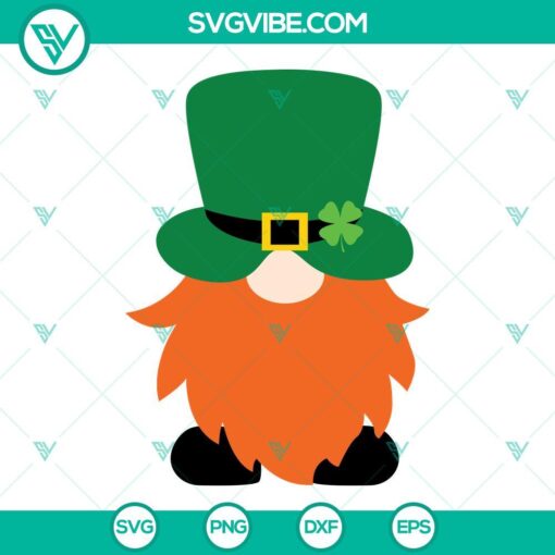 Leprechaun Gnome Couple SVG, Lucky Gnomes for St Patricks Day. Cute and festive digital design for crafting projects.