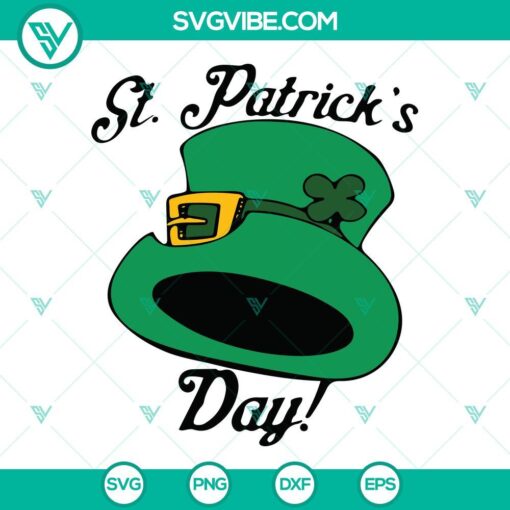 St Patricks Day Leprechaun hat and Irish-themed SVG images in PNG format, perfect for crafts and decorations.