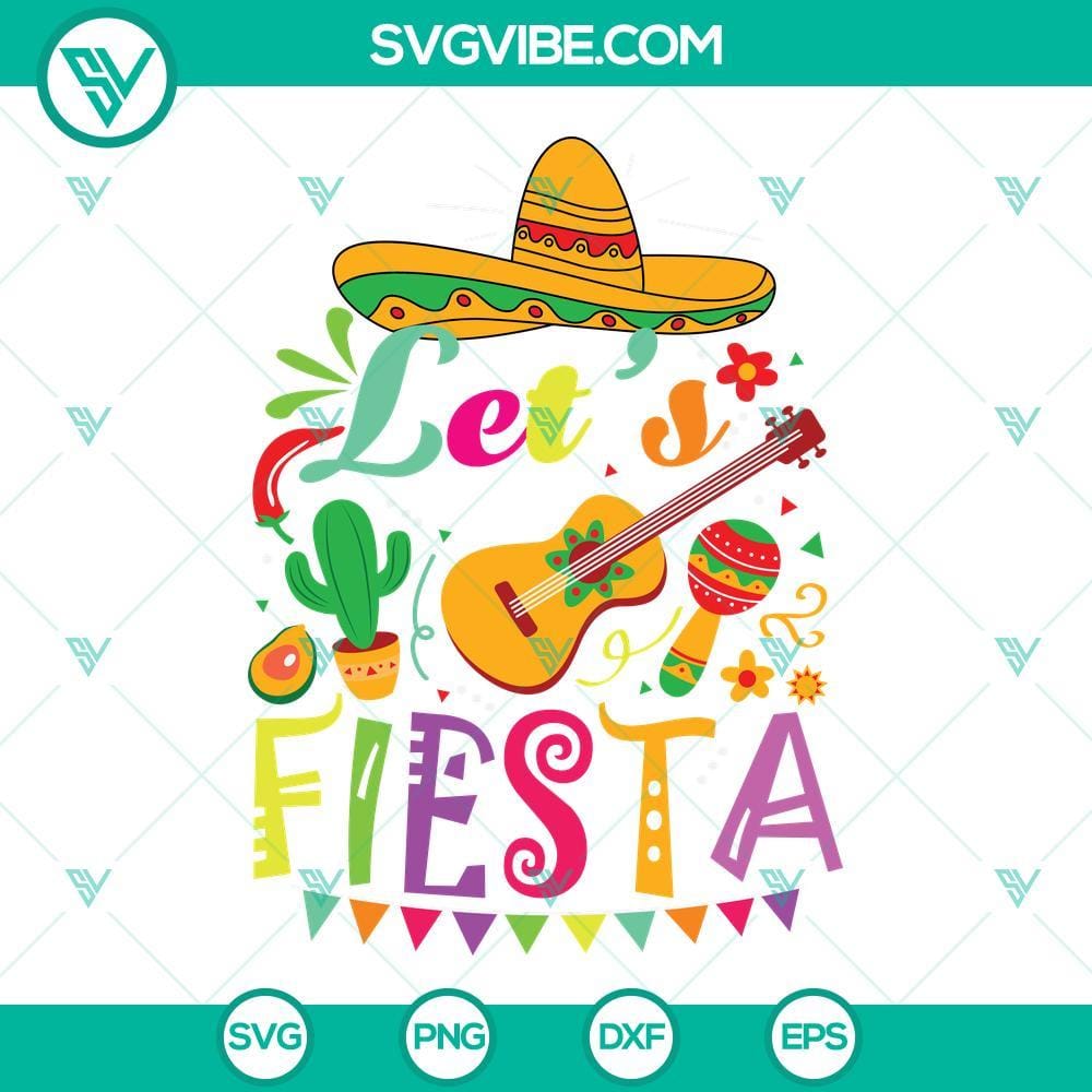 let-s-fiesta-svg-cinco-de-mayo-mexican-guitar-cactus-svg-png-dxf-eps-cricut-1-mockup.jpg Cinco de Mayo fiesta design with Mexican guitar, cactus, and festive elements. Ideal for SVG, PNG, and DXF files.