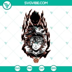 Liebe, Black Clover, and Anime Devil SVG design for download in PNG, DXF, and EPS formats. Perfect for anime fans and craft projects.