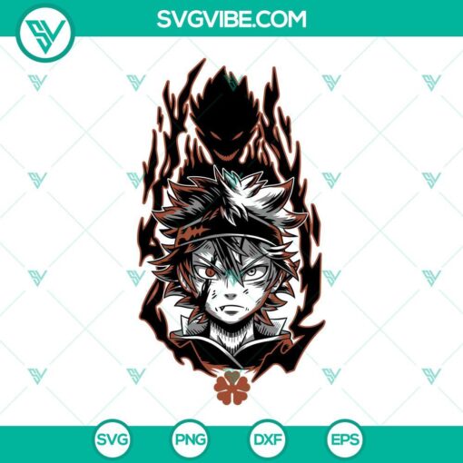 Liebe, Black Clover, and Anime Devil SVG design for download in PNG, DXF, and EPS formats. Perfect for anime fans and craft projects.