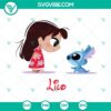 Lilo And Stitch Chibi SVG Images featuring Stitch from Disney, suitable for Cricut with PNG, DXF, and EPS file formats.