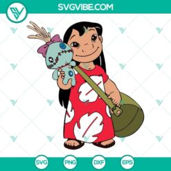 Lilo and Stitch SVG files with cute character designs, great for crafting projects.