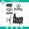Linkin Park bundle SVG image with PNG, DXF, and EPS formats for Cricut. High-quality design for fans and craft projects.