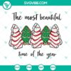 Little Debbie Christmas Tree Cake SVG download with festive holiday design, ideal for Christmas crafting projects.