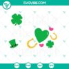 Little Miss Shamrock SVG file with Lucky Girl design for St. Patrick's Day kids, perfect for crafts and celebrations.