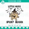 Halloween embroidery designs featuring Little Miss Spooky Season, festive multi-format design for crafting.