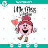 Cute Little Miss Valentine and Kids SVG images for Valentines Day projects.