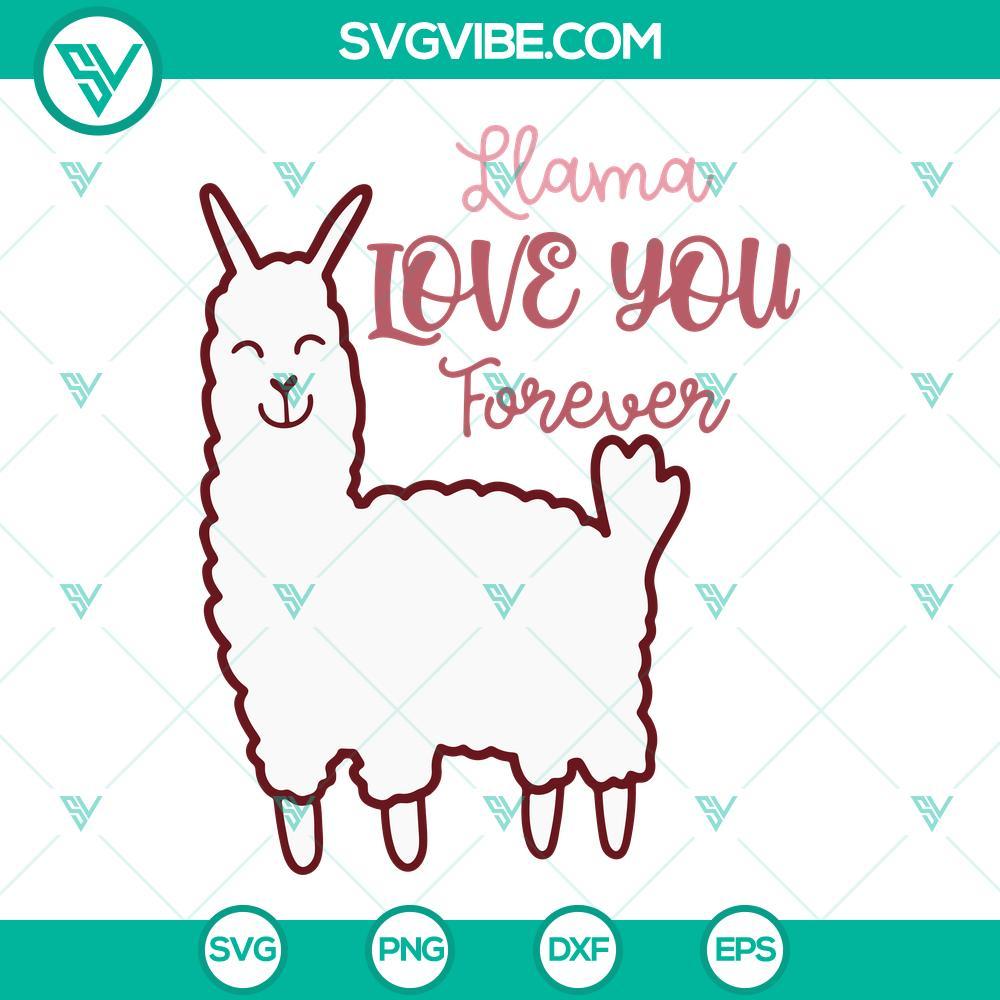 llama-love-you-forever-svg-cute-love-svg-valentine-s-day-svg-png-dxf-eps-silhouette-cricut-8-mockup.jpg Llama Love You Forever SVG files for Valentine's Day, featuring cute love designs, perfect for downloading.