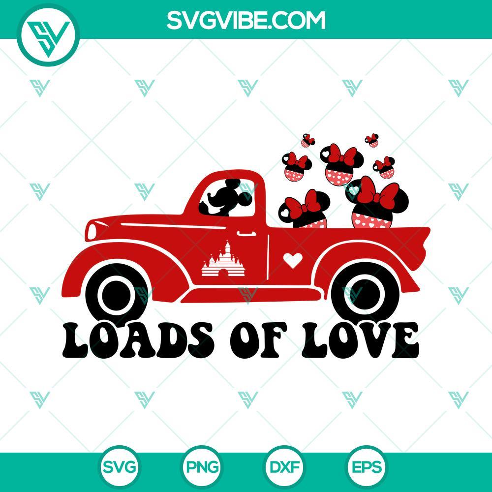 loads-of-love-svg-mickey-mouse-truck-heart-svg-mickey-valentines-svg-png-dxf-eps-1-mockup.jpg Loads Of Love SVG featuring Mickey Mouse driving a heart truck. Popular Disney SVG design for crafts.