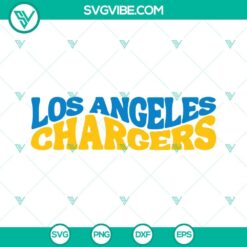 Los Angeles Chargers football team logo SVG download in PNG, DXF, and EPS cut file formats.
