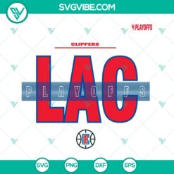 Los Angeles Clippers NBA Playoffs 2023 SVG images with NBA Playoffs SVG files PNG for digital use.