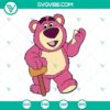 Lotso Huggin Bear Toy Story 3 SVG PNG DXF EPS cut files featuring the popular character in various formats for crafting.
