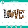 Buffalo plaid leopard turkey Thanksgiving SVG file with LOVE text, PNG, DXF, and EPS formats. Ideal for holiday crafting and decor.