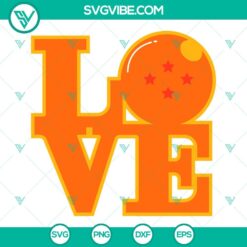 Dragon Ball Anime Valentine SVG file with love theme, ideal for download.