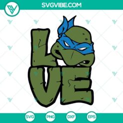 Leonardo Ninja Turtle SVG design for download. Leo TMNT vector image in PNG, DXF, EPS format for cutting.