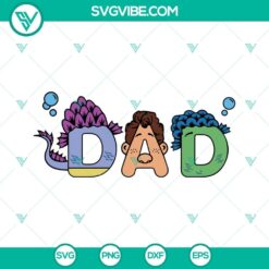 Luca, Giulia Marcovaldo, and Sea Monsters Dad Disney themed SVG downloads for crafting projects.