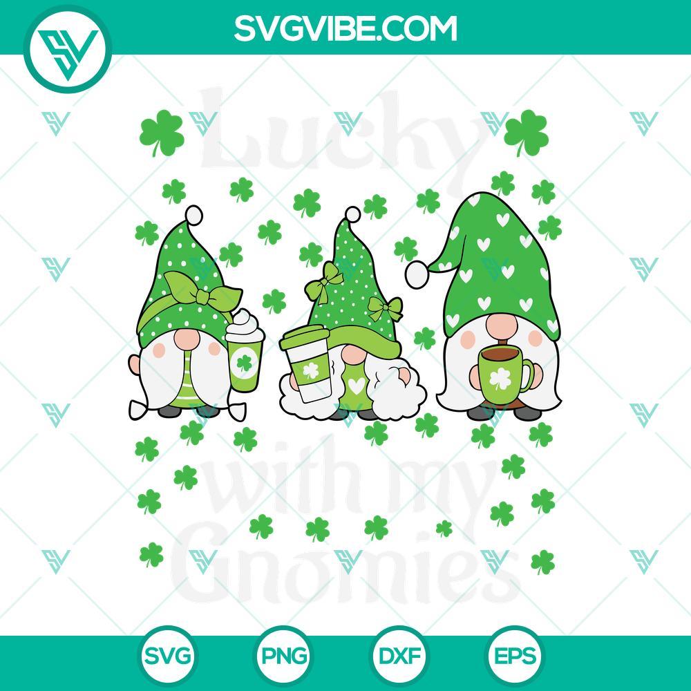 lucky-with-my-gnomies-svg-ireland-irish-gnomes-svg-st-pattys-day-svg-png-dxf-eps-design-files-8-mockup.jpg Lucky With My Gnomies SVG featuring Ireland Irish Gnomes for St. Patrick's Day celebrations. Perfect for DIY craft projects.