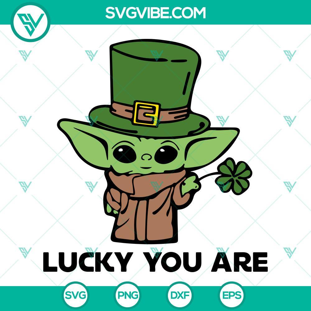 lucky-you-are-svg-cute-leprechaun-svg-shamrock-svg-baby-yoda-st-patricks-day-svg-png-dxf-eps-6-mockup.jpg Lucky You Are SVG files featuring cute leprechaun, Shamrock SVG download, and Baby Yoda character design for St. Patrick's Day crafts.