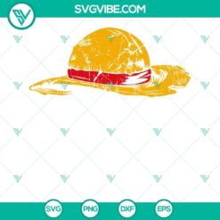 Luffy Skull SVG featuring anime-inspired design for Cricut, with PNG, DXF, EPS file formats, from One Piece series.