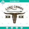 Luke Combs SVG featuring Combs Tour 2023 and Cowboy design with a Retro Western style, available for download.