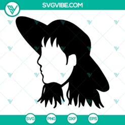 Lydia Deetz from Beetlejuice, Halloween themed SVG files for crafting and digital designs.