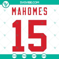 Mahomes SVG Download Bundle, Patrick Mahomes SVG Images, Kansas City SVG Files, Mahomes 4